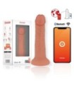 ONINDER - LARGE BOGOTÁ DILDO VIBRADOR 9 VELOCIDADES NATURAL 22 CM -O- 4.5 CM - APP GRATUITA