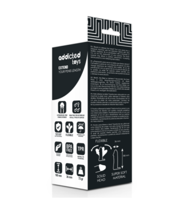 ADDICTED TOYS - EXTENSIÓN PENE 18 CM