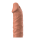 VIRILXL - EXTENSIÓN DE PENE LIQUID SILICONE V5 MARRÓN