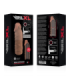 VIRILXL - EXTENSIÓN DE PENE LIQUID SILICONE V5 MARRÓN