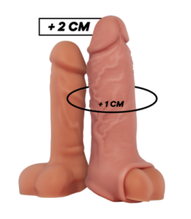 VIRILXL - EXTENSION DE PENE LIQUID SILICONE V9 NATURAL