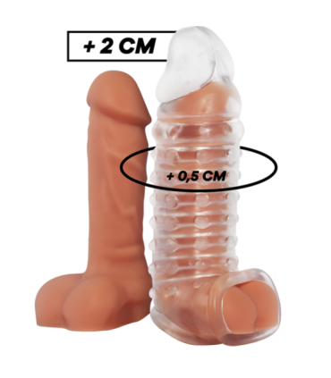 VIRILXL - EXTENSION Y FUNDA  DE PENE  V11 TRANSPARENTE