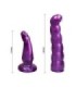 BAILE - ARNÉS ANAL Y VAGINAL FEMENINO LILA PUNTO G 17 CM