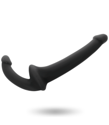 ADDICTED TOYS - DILDO CON ARNÉS SIN SUJECIÓN NEGRO