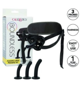 CALEXOTICS - BOUNDLESS KIT ARNÉS SILICONA CURVADO