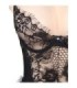 SUBBLIME - TEDDY ENCAJE FLORAL Y CON FLECOS NEGRO TALLA GRANDE