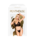 PENTHOUSE - DOUBLE SPICE SET DOS PIEZAS NEGRO L/XL