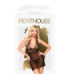 PENTHOUSE - SWEET SPICY CHEMISE NEGRO S/M