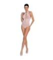 PASSION - WOMAN BS088 BODYSTOCKING BLANCO TALLA ÚNICA