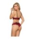 SUBBLIME - SET DOS PIEZAS TOP Y PANTIES ENCAJE S/M