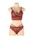 SUBBLIME - SET DOS PIEZAS TOP Y PANTIES ENCAJE S/M