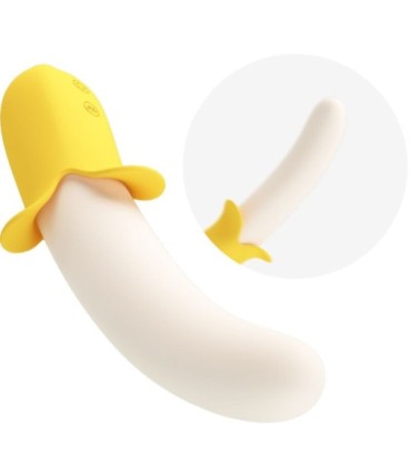 PRETTY LOVE - BANANA GEEK SUPER POWER 7 VIBRACIONES UP&DOWN SILICONA NEGRO