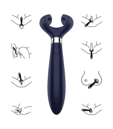 SATISFYER - ENDLESS FUN MULTI VIBRADOR 3 AZUL
