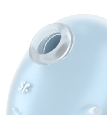 SATISFYER - CUTIE GHOST VIBRADOR LAY-ON AZUL CLARO