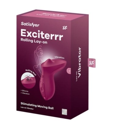 SATISFYER - EXCITERRR VIBRADOR LAY-ON CLÍTORIS FUCSIA