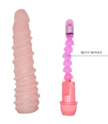 BAILE - FLEXI VIBE SENSUAL VIBRADOR ESPIRAL 19.5 CM
