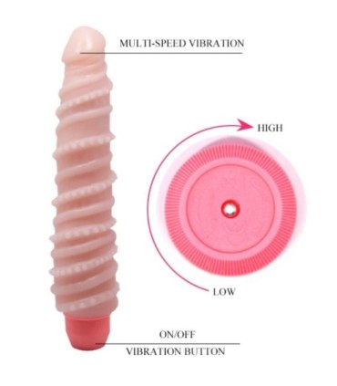 BAILE - FLEXI VIBE SENSUAL VIBRADOR ESPIRAL 19.5 CM