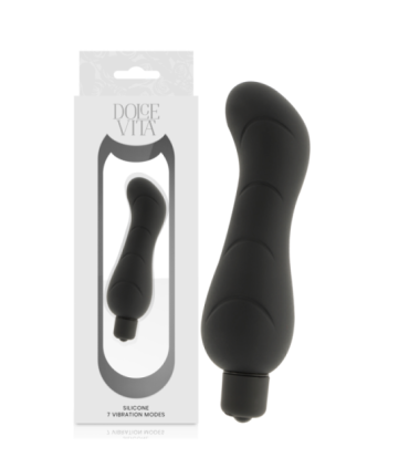 DOLCE VITA - G-SPOT VIBRADOR SILICONA NEGRO