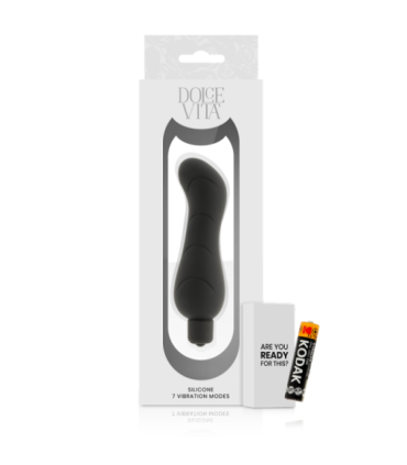 DOLCE VITA - G-SPOT VIBRADOR SILICONA NEGRO