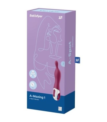 SATISFYER - AMAZING 1 VIBRADOR PUNTO A BERRY