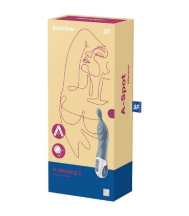 SATISFYER - AMAZING 2 VIBRADOR PUNTO A GRIS