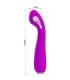 PRETTY LOVE - HECTOR VIBRADOR ELECTROSHOCK RECARGABLE & IMPERMEABLE MORADO