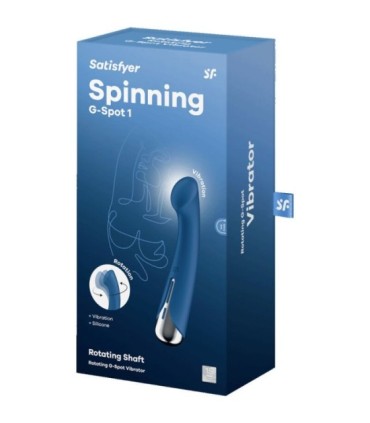 SATISFYER - SPINNING G-SPORT 1 VIBRADOR ROTADOR AZUL