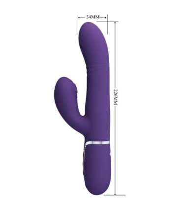 PRETTY LOVE - VIBRADOR PUNTO G MULTIFUNCIÓN MORADO