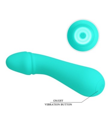 PRETTY LOVE - CETUS VIBRADOR RECARGABLE VERDE AGUA
