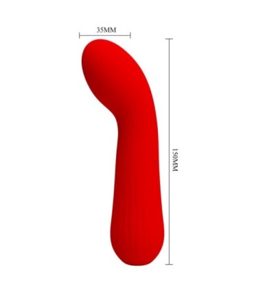PRETTY LOVE - FAUN VIBRADOR RECARGABLE ROJO