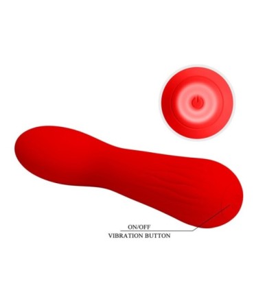 PRETTY LOVE - FAUN VIBRADOR RECARGABLE ROJO