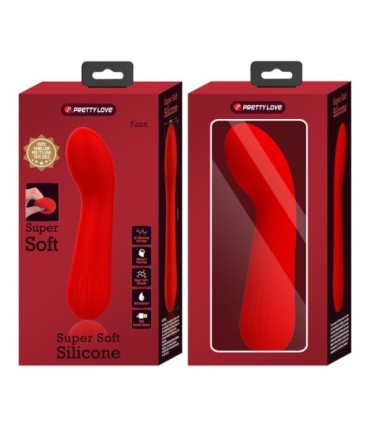 PRETTY LOVE - FAUN VIBRADOR RECARGABLE ROJO