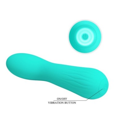 PRETTY LOVE - FAUN VIBRADOR RECARGABLE VERDE AGUA