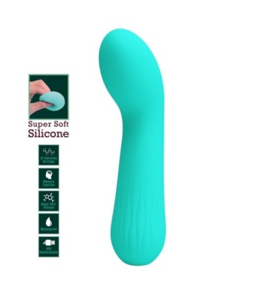 PRETTY LOVE - FAUN VIBRADOR RECARGABLE VERDE AGUA