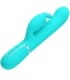 PRETTY LOVE - VIBRADOR COALE RABBIT PERLAS VERDE AGUA