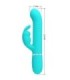 PRETTY LOVE - VIBRADOR COALE RABBIT PERLAS VERDE AGUA