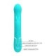 PRETTY LOVE - VIBRADOR COALE RABBIT PERLAS VERDE AGUA