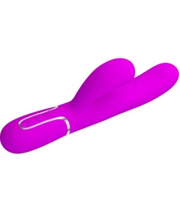 PRETTY LOVE - PERLITA VIBRADOR PUNTO G 3 EN 1 MULTIFUNCIÓN VIOETA