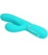 PRETTY LOVE - PERLITA VIBRADOR PUNTO G 3 EN 1 MULTIFUNCIÓN VERDE AGUA