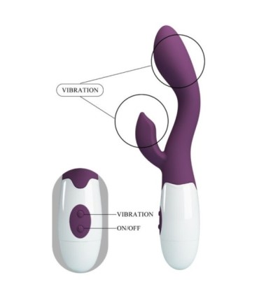 PRETTY LOVE - BRIGHTY VIBRADOR PUNTO G MORADO