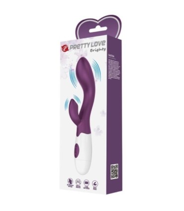 PRETTY LOVE - BRIGHTY VIBRADOR PUNTO G MORADO