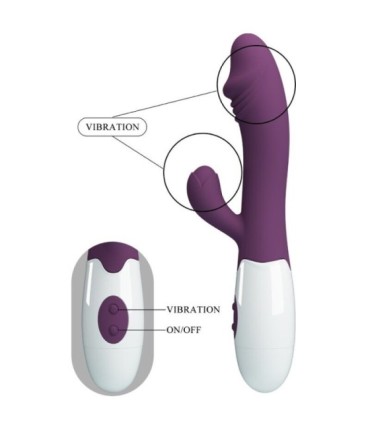 PRETTY LOVE - SNAPPY VIBRADOR PUNTO G MORADO