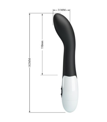 PRETTY LOVE - BISHOP VIBRADOR PUNTO G 30 MODOS NEGRO