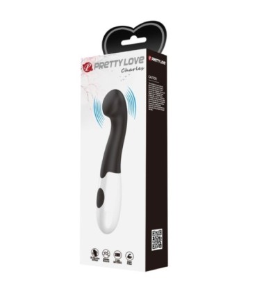 PRETTY LOVE - CHARLES VIBRADOR PUNTO G 30 MODOS NEGRO