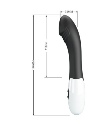 PRETTY LOVE - ELEMENTAL VIBRADOR PUNTO G 30 MODOS NEGRO