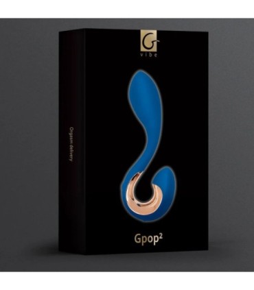 G-VIBE - GPOP 2 VIBRADOR PUNTO G Y P AZUL INDIGO