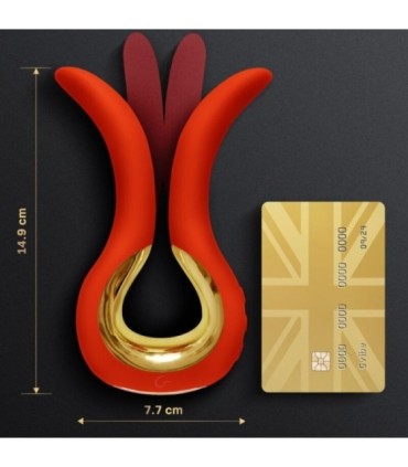 G-VIBE - GVIBE MAXI VIBRADOR CON DOS PUNTAS FLEXIBLES CORAL