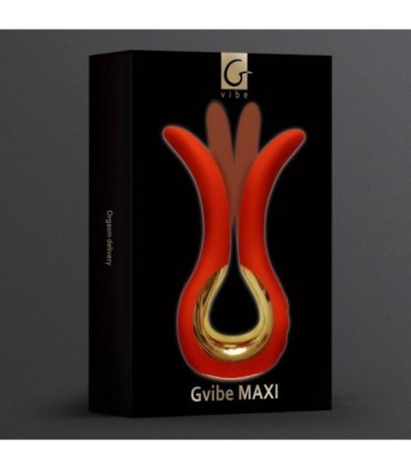 G-VIBE - GVIBE MAXI VIBRADOR CON DOS PUNTAS FLEXIBLES CORAL