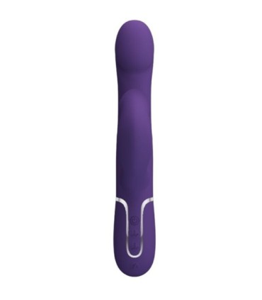 PRETTY LOVE - ZALIN VIBRADOR RABBIT PERLAS 4 EN 1 MORADO
