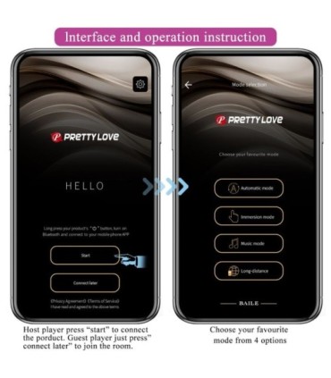 PRETTY LOVE - HECTOR VIBRADOR ELECTROSHOCK APP GRATUITA VIOLETA